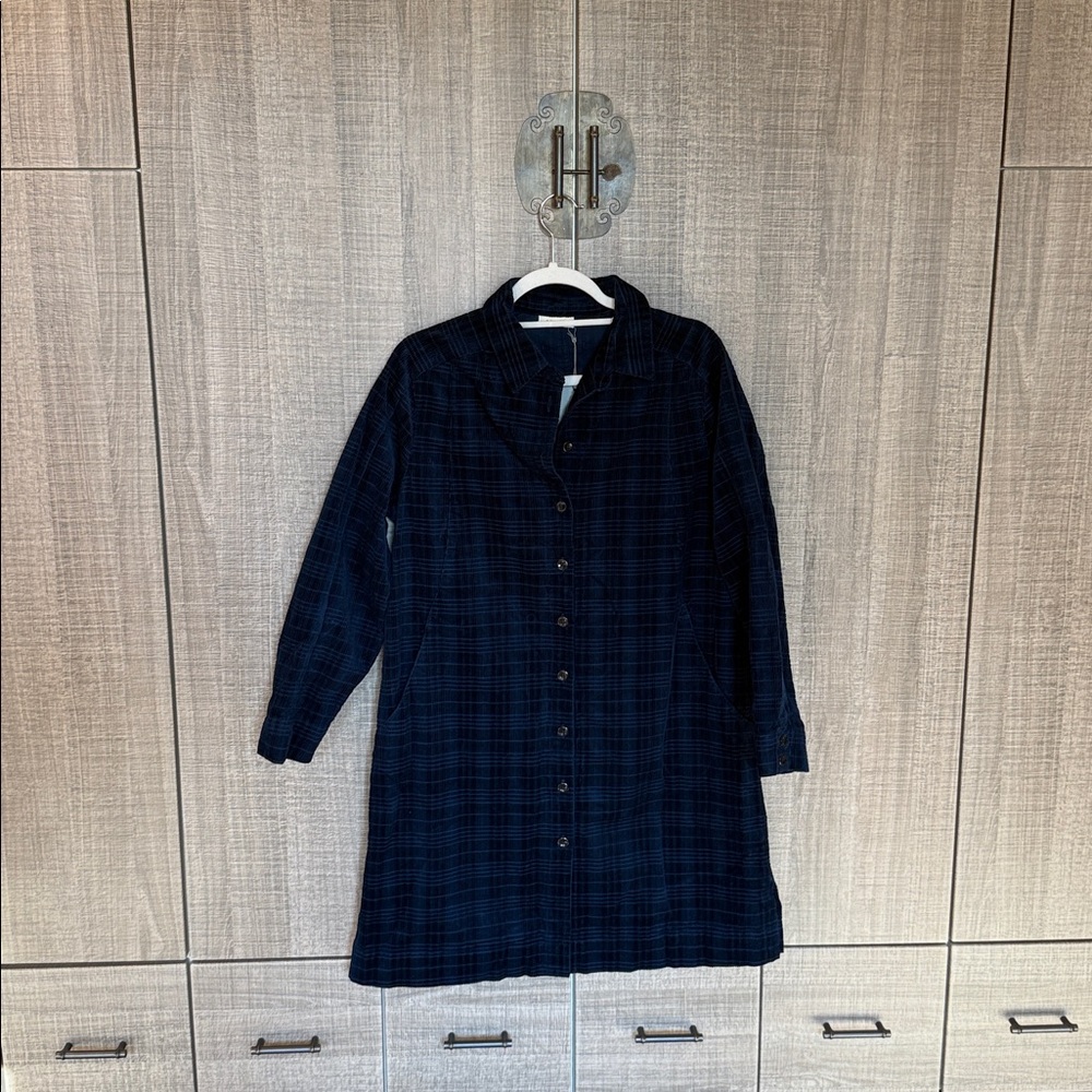 Poetry Self-Check Cotton‎ Cord Dress